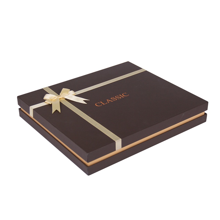 Rigid cardboard Paper clothes gift with Ribbon Rigid cardboard Paper clothes gift with Ribbon