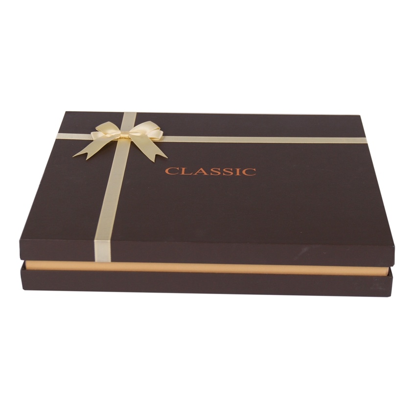 Rigid cardboard Paper clothes gift with Ribbon Rigid cardboard Paper clothes gift with Ribbon