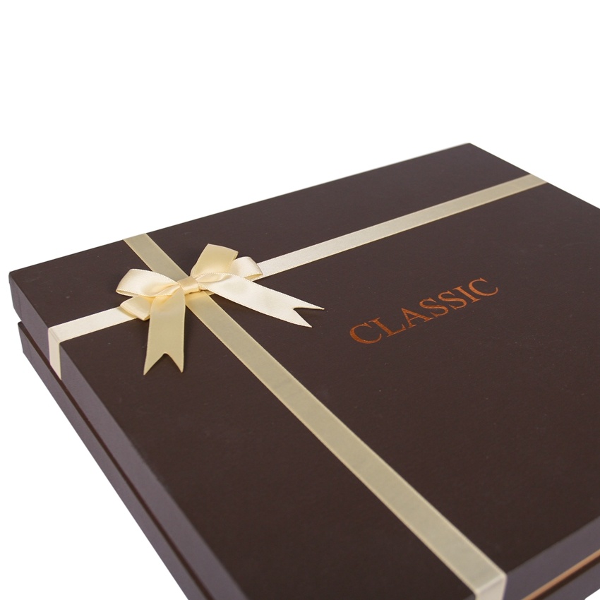 Rigid cardboard Paper clothes gift with Ribbon Rigid cardboard Paper clothes gift with Ribbon