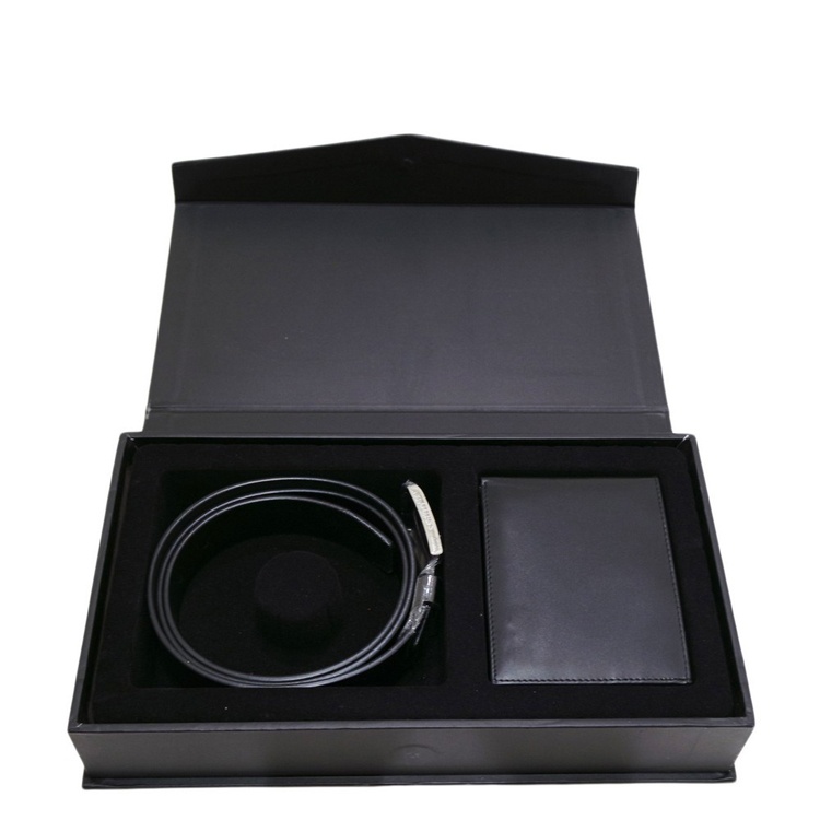 Gift packaging magnetic flap for wallet and belt Gift packaging magnetic flap for wallet and belt