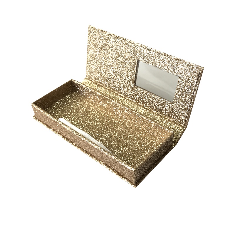 Glitter paper custom eyelash packaging box Glitter paper custom eyelash packaging box