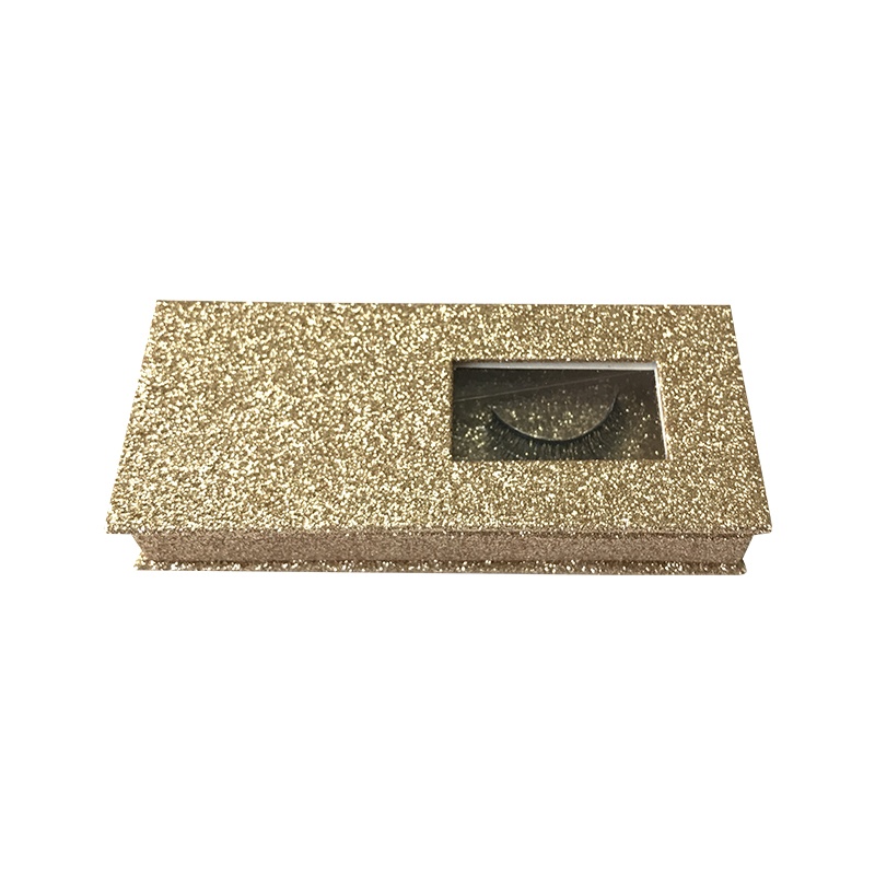 Glitter paper custom eyelash packaging box Glitter paper custom eyelash packaging box