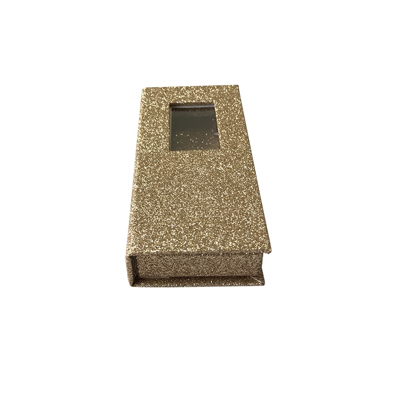 Glitter paper custom eyelash packaging box Glitter paper custom eyelash packaging box