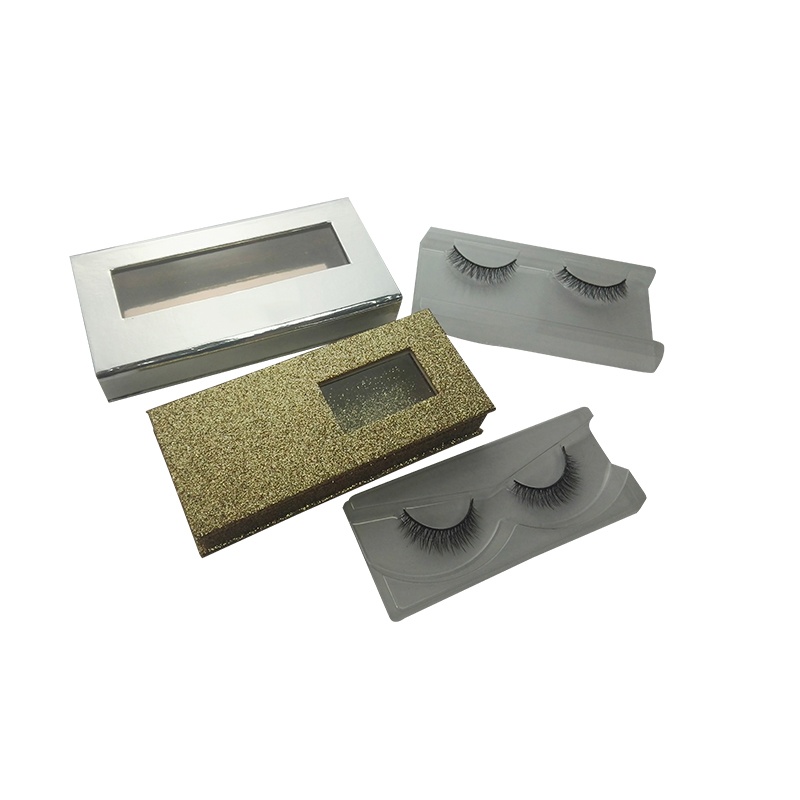 Glitter paper custom eyelash packaging box Glitter paper custom eyelash packaging box
