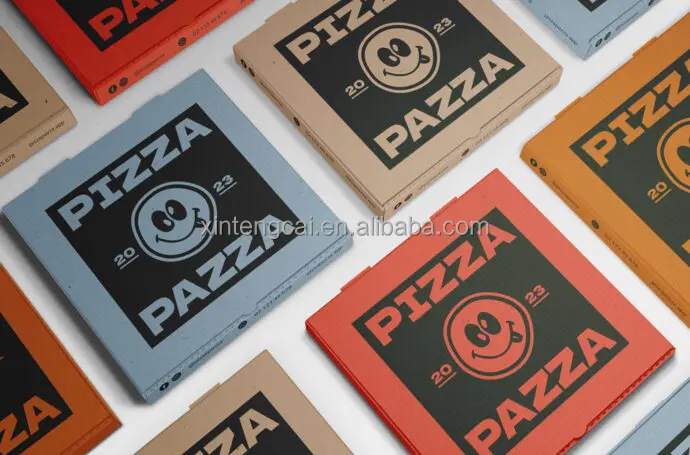 Brown Pizza Box with Custom Logo Cheap Custom Recycled Brown Pizza Box with Custom Logo Cheap Custom Recycled