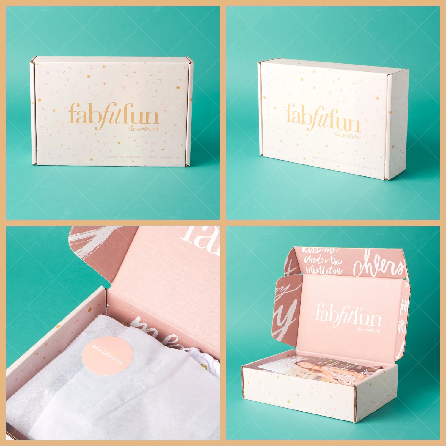 Factory Customized logo Corrugated Paper Packaging, Foldable