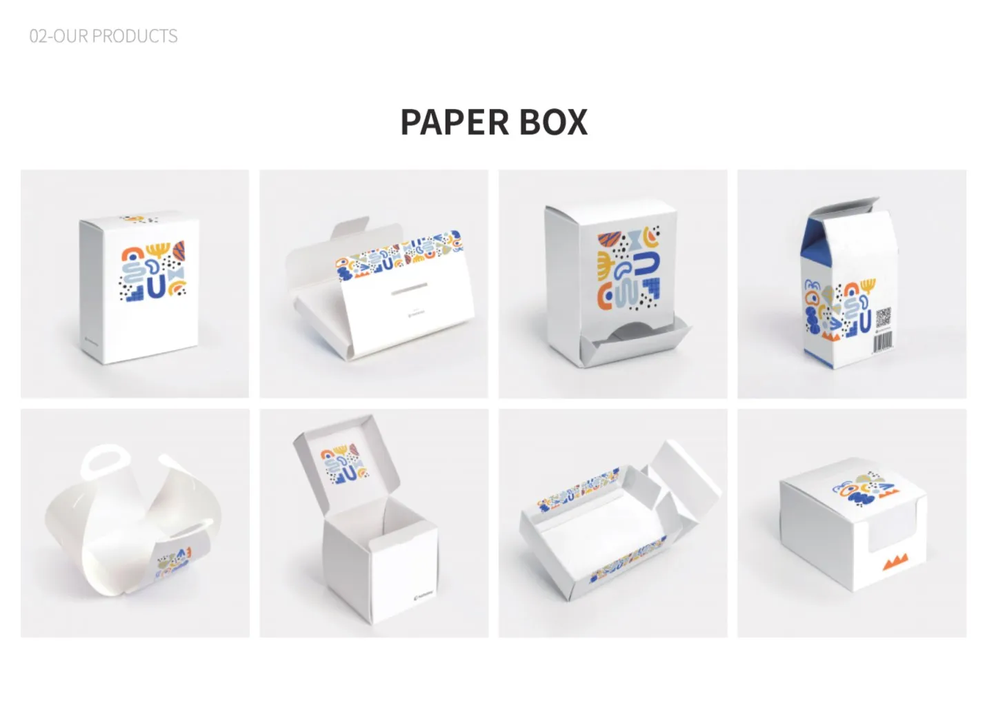 Factory Customized logo Corrugated Paper Packaging, Foldable