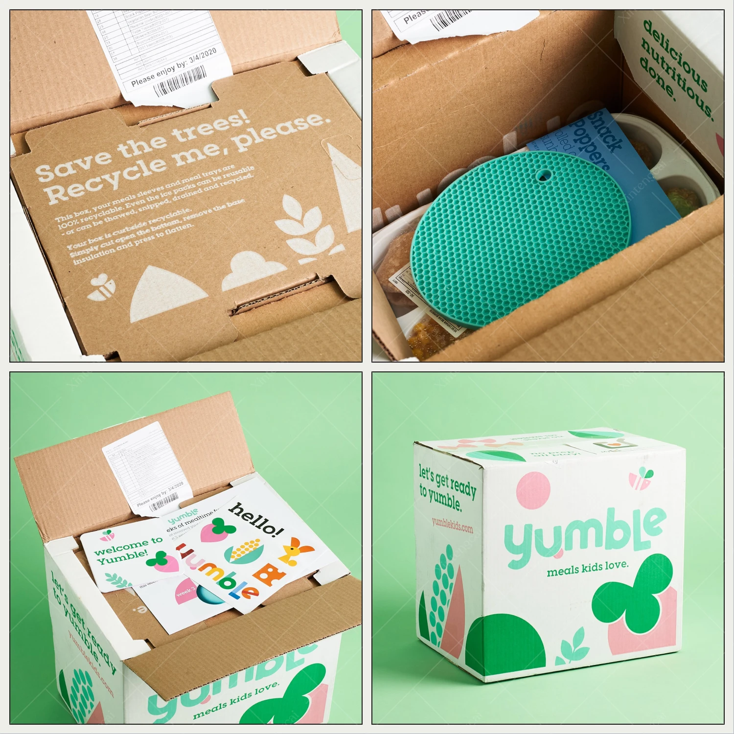 Factory Customized logo Corrugated Paper Packaging, Foldable