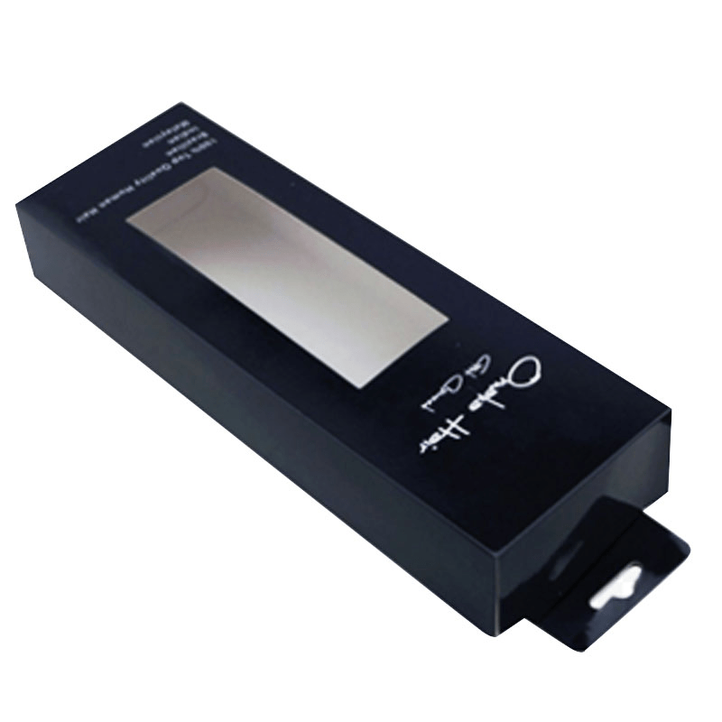 Hair extension packaging box with PVC window Hair extension packaging box with PVC window