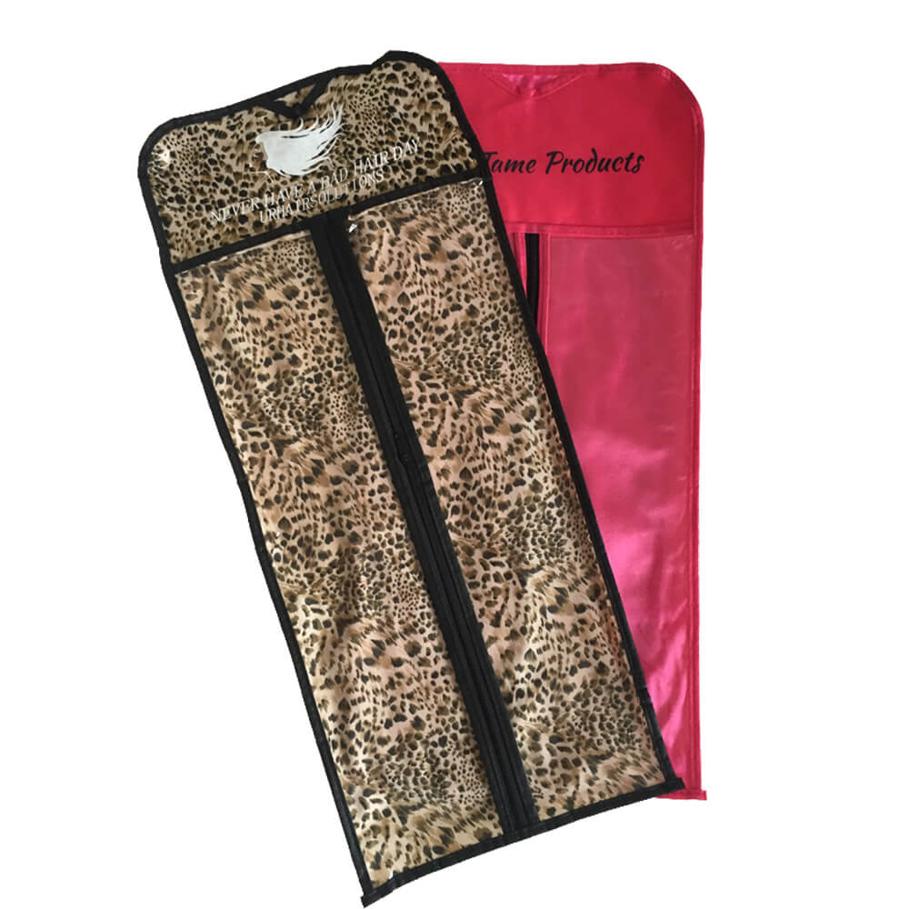 Hair extensions storage bag non-woven pvc wig bags Hair extensions storage bag non-woven pvc wig bags