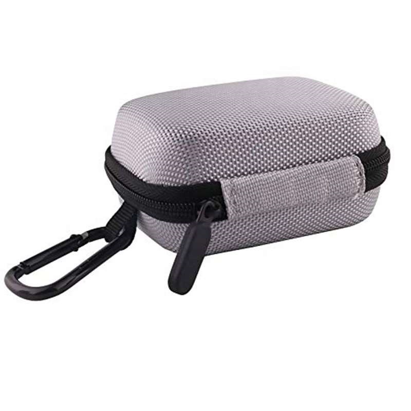 Hard shell EVA carrying case for earpods headset storage bag Cheap customized waterproof round earphone small storage zipper eva hard case
