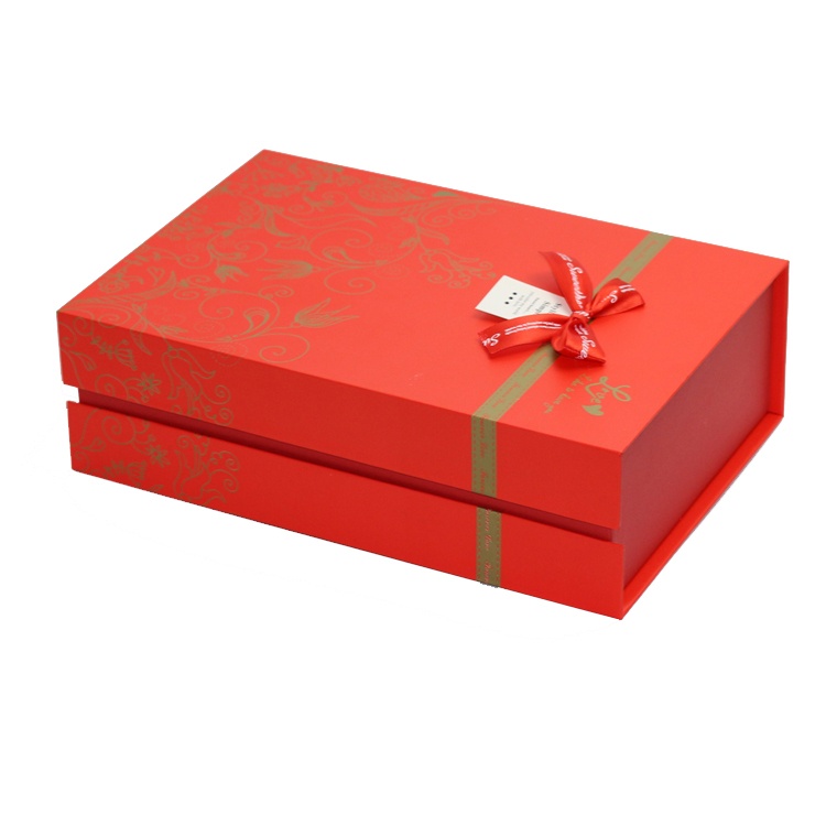 Hardcover magnetic closure gift box for cake tea Hardcover magnetic closure gift box for cake tea