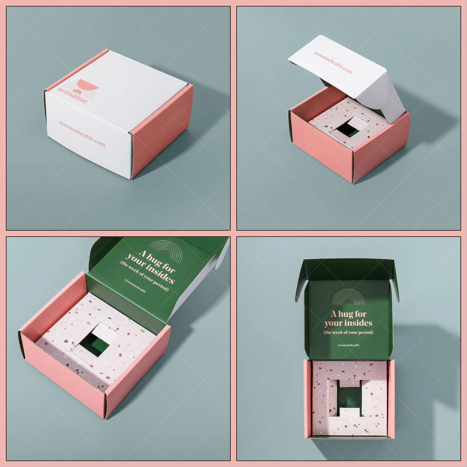 Factory Customized logo Corrugated Paper Packaging, Foldable Factory Customized logo Corrugated Paper Packaging, Foldable