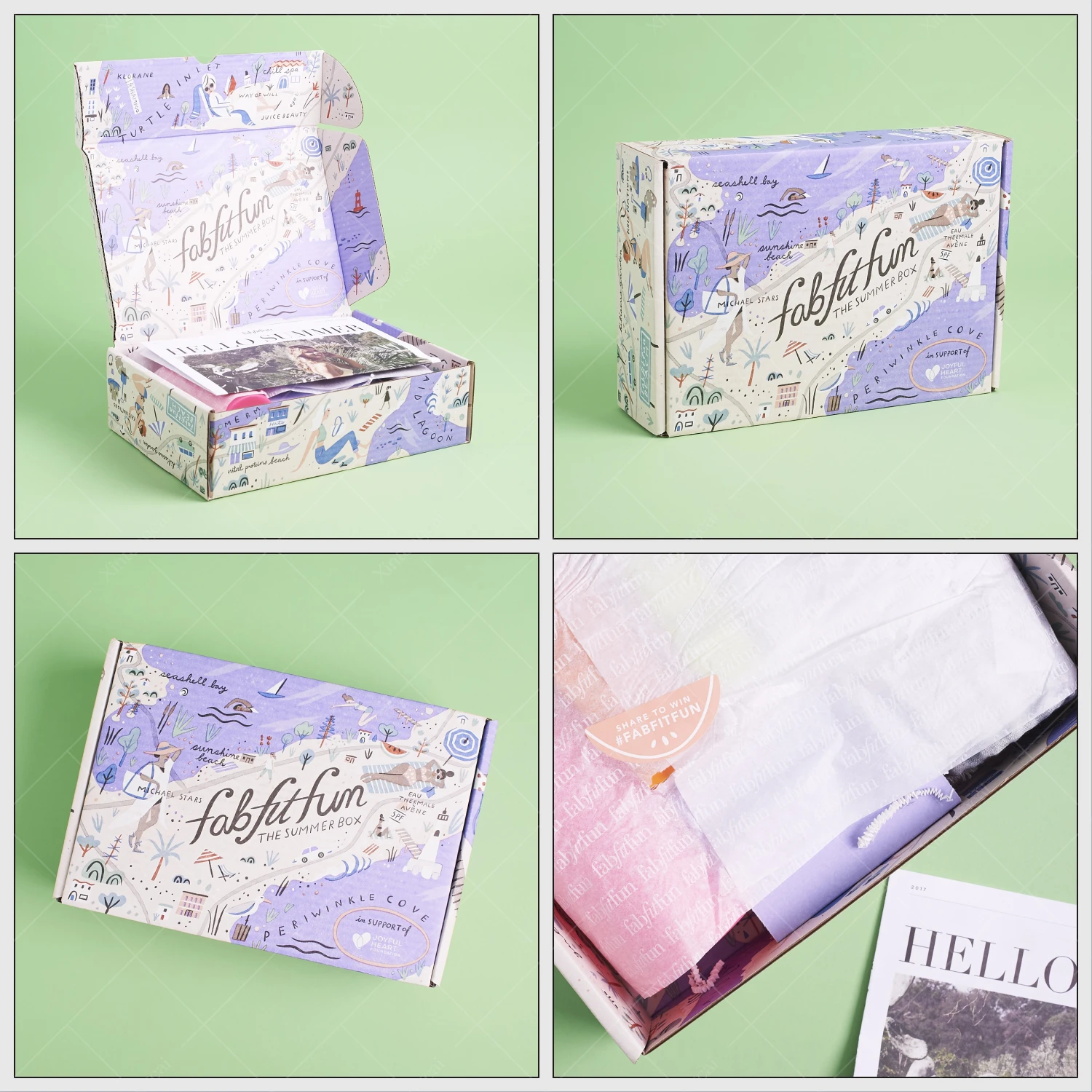 Factory Customized logo Corrugated Paper Packaging, Foldable