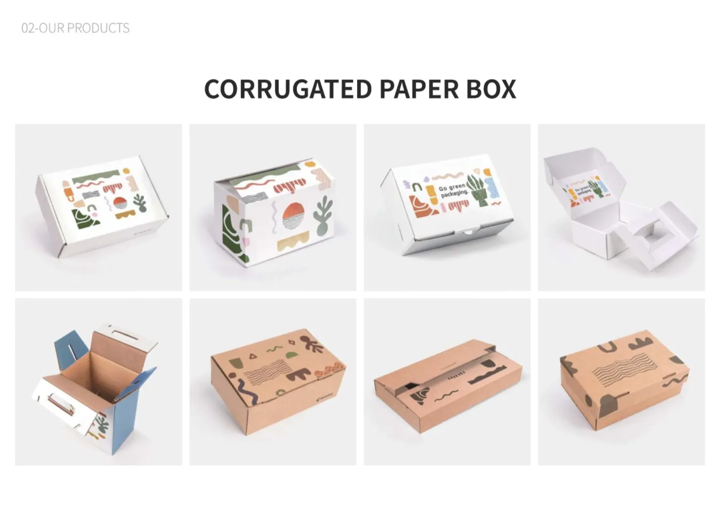 Factory Customized logo Corrugated Paper Packaging, Foldable Factory Customized logo Corrugated Paper Packaging, Foldable