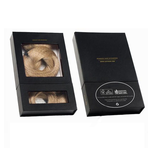 cardboard virgin hair extension packaging box cardboard virgin hair extension packaging box