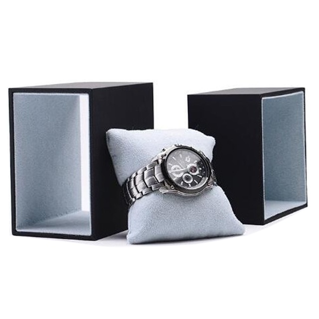 Custom logo black paper single packaging watch box Custom logo black paper single packaging watch box