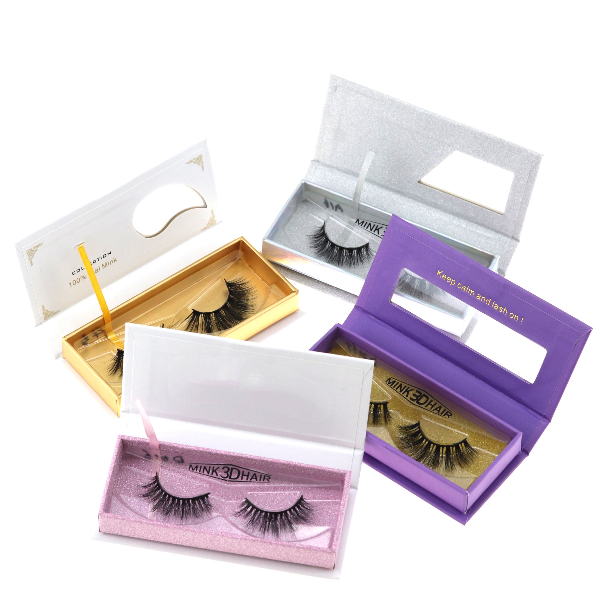 High quality false eyelashes packaging box High quality false eyelashes packaging box
