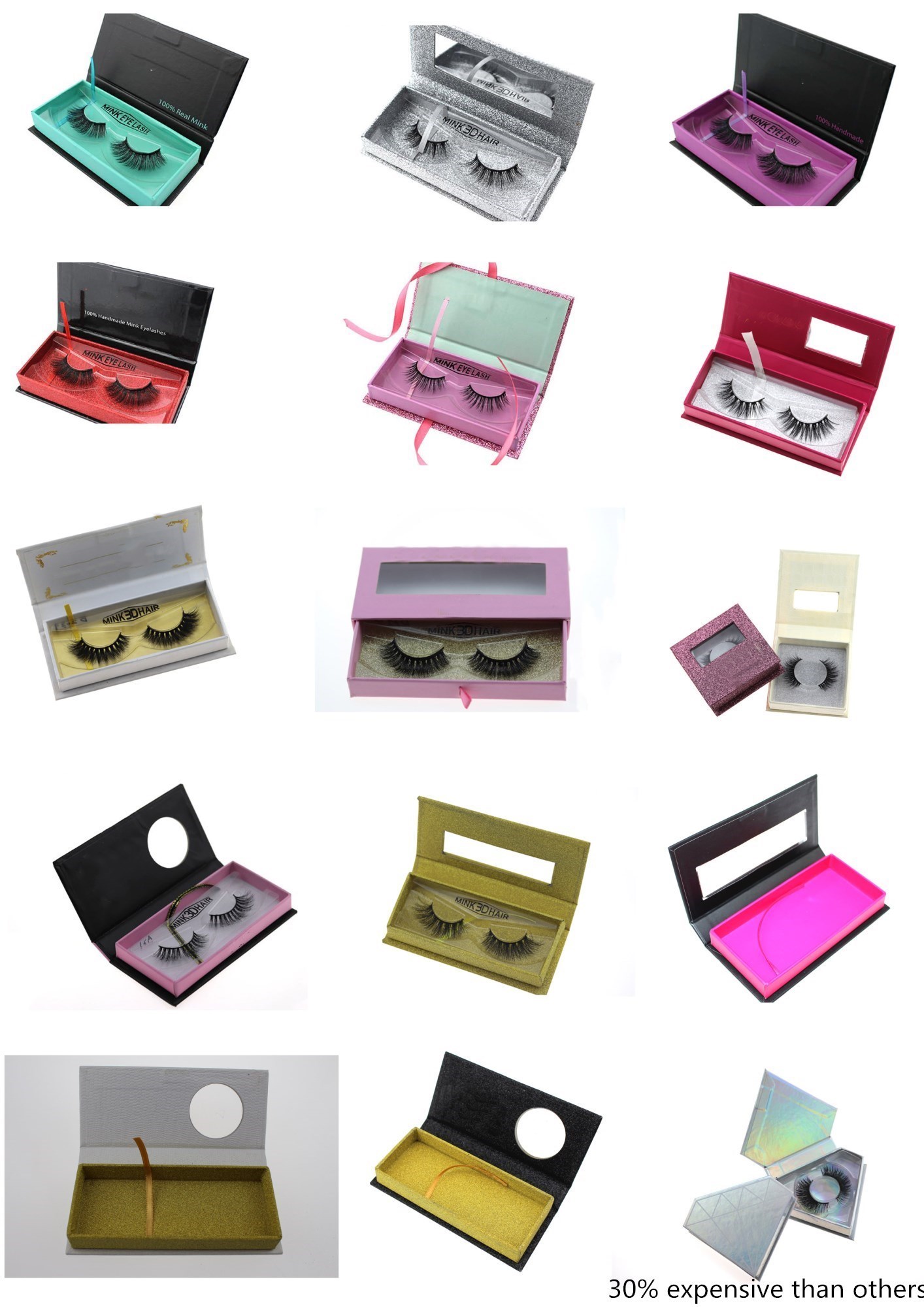 High quality false eyelashes packaging box High quality false eyelashes packaging box