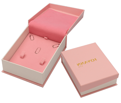 Custom logo printed jewelry packaging paper jewelry box Custom logo printed jewelry packaging paper jewelry box
