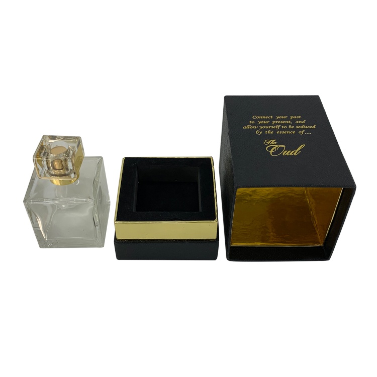 Hot Foil Logo Paperboard Empty Hat Perfume box Hot Foil Logo Paperboard Empty Hat Perfume box