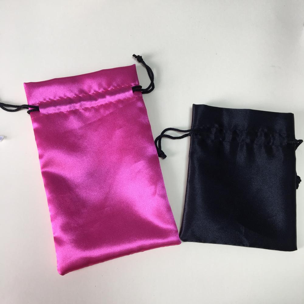 Hot sale custom eyelash packaging satin bags Hot sale custom eyelash packaging satin bags