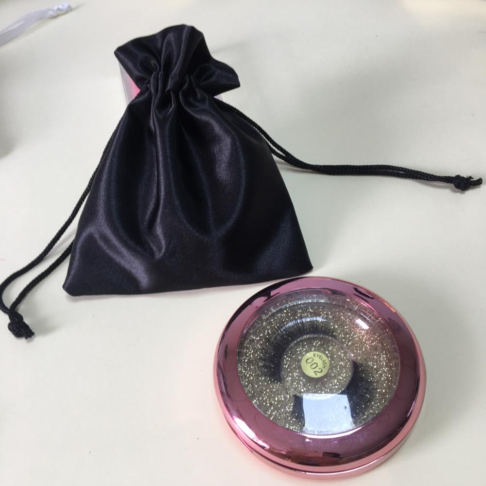 Hot sale custom eyelash packaging satin bags Hot sale custom eyelash packaging satin bags wholesale