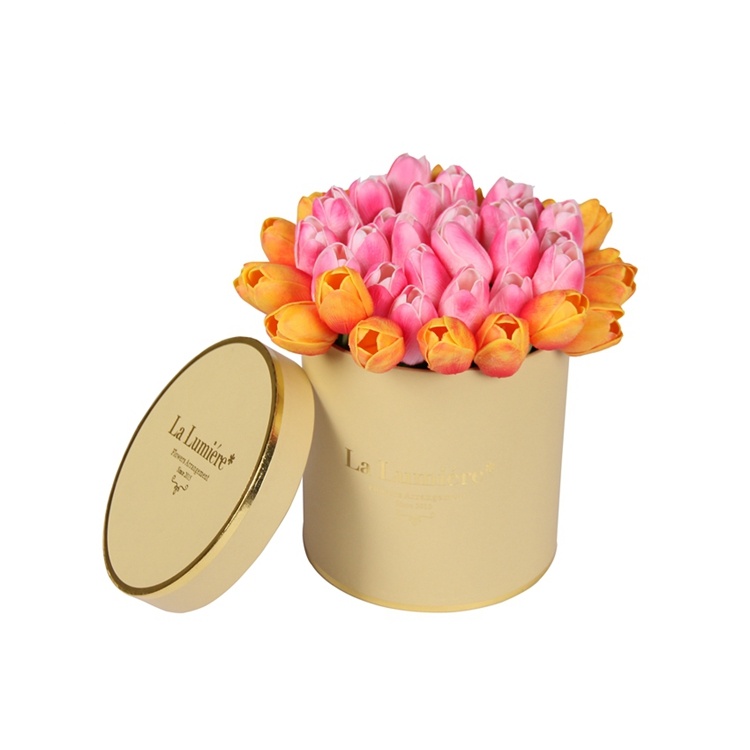 Round cylindrical Packaging paper gift Box For Flowers Round cylindrical Packaging paper gift Box For Flowers