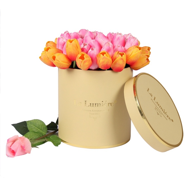 Round cylindrical Packaging paper gift Box For Flowers Round cylindrical Packaging paper gift Box For Flowers