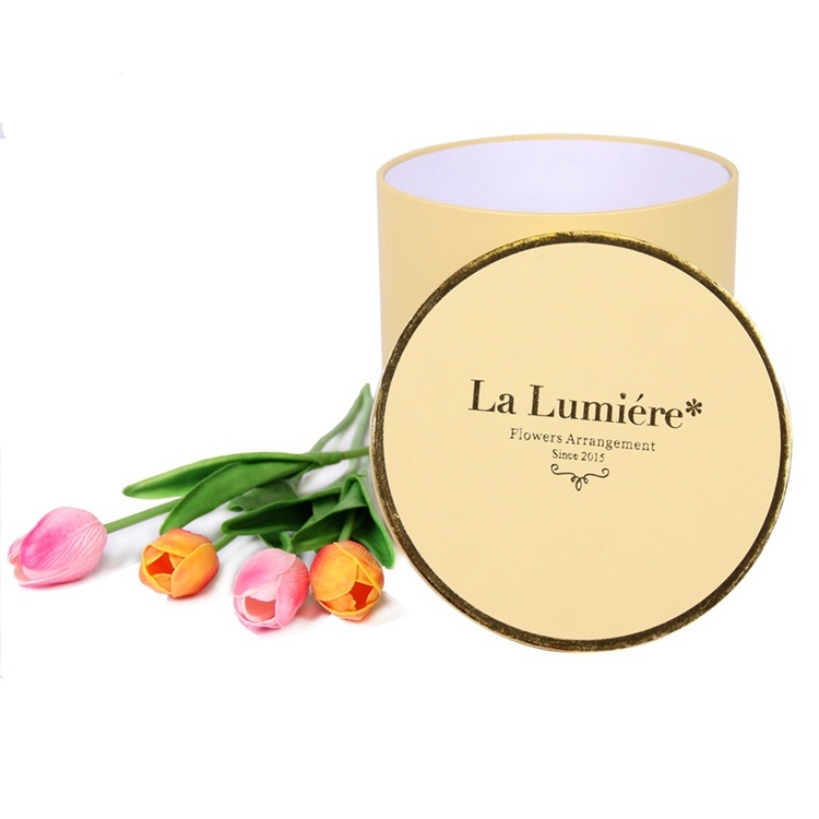 Round cylindrical Packaging paper gift Box For Flowers Round cylindrical Packaging paper gift Box For Flowers