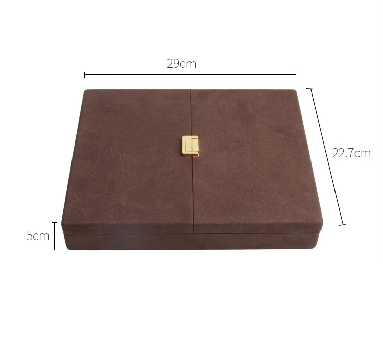 Jewelry display packaging cabinet tray set jewelry showcase Jewelry display packaging cabinet tray set jewelry display stand Earring necklace ring rack wood showcase-katady.com