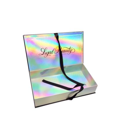 Laser paper with spray UV cosmetics box