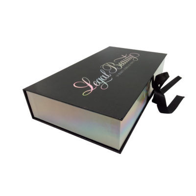Laser paper with spray UV cosmetics box Laser paper with spray UV cosmetics box