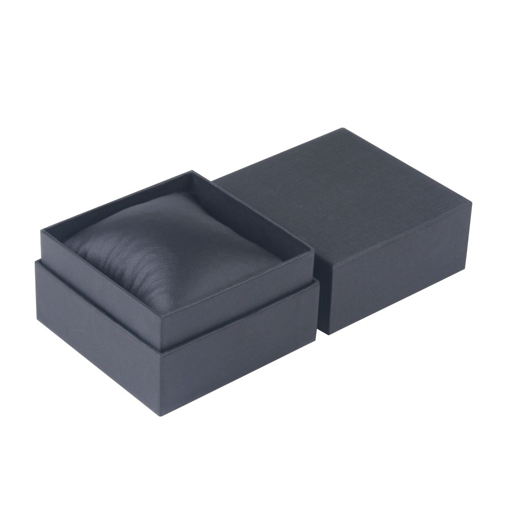 Low MOQ Black Cardboard Paper Watch Packaging Box Low MOQ Black Cardboard Paper Watch Packaging Box