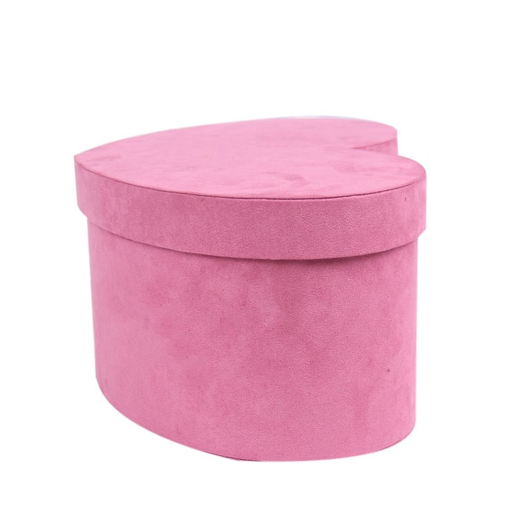 Luxurious velvet gold lined round flower gift box Luxurious velvet gold lined round flower gift box
