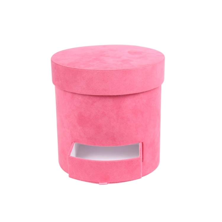 Creative jewelry packaging velvet heart shape flower box Creative jewelry packaging velvet heart shape flower box