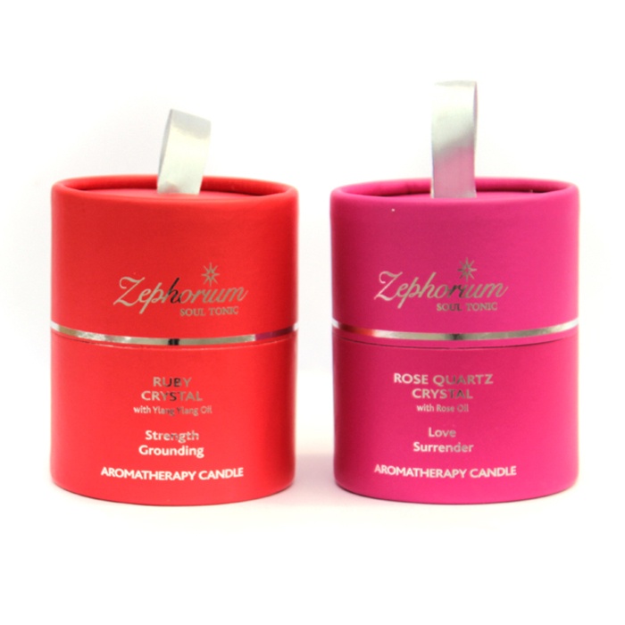 Luxury cardboard cylinder candle box with ribbon handle Luxury cardboard cylinder candle box with ribbon handle