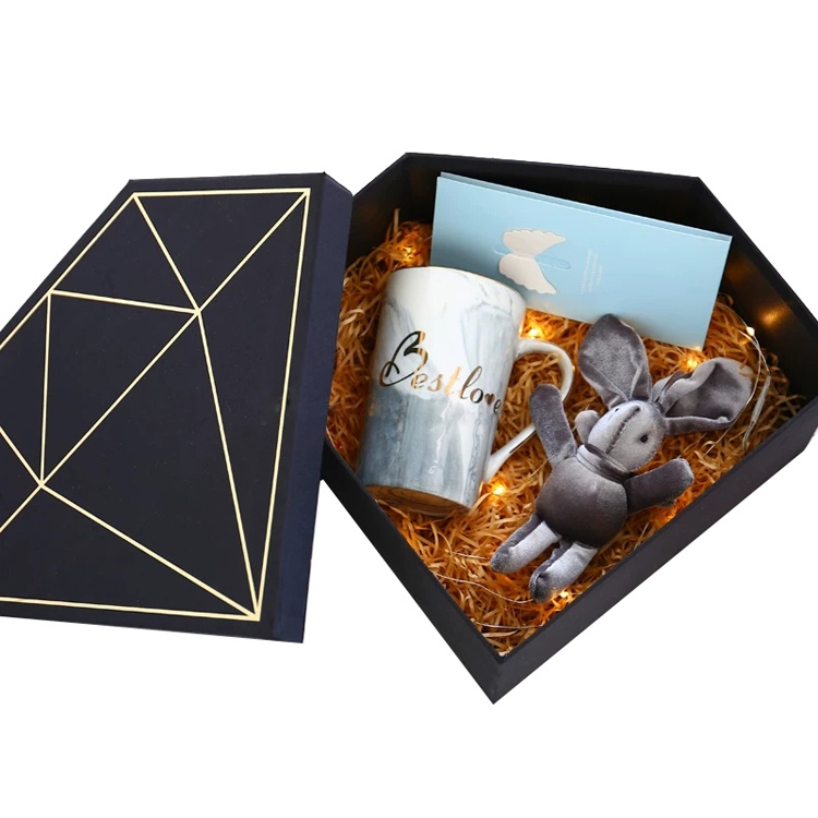 Luxury customize special diamond shaped gift box Luxury customize special diamond shaped gift box