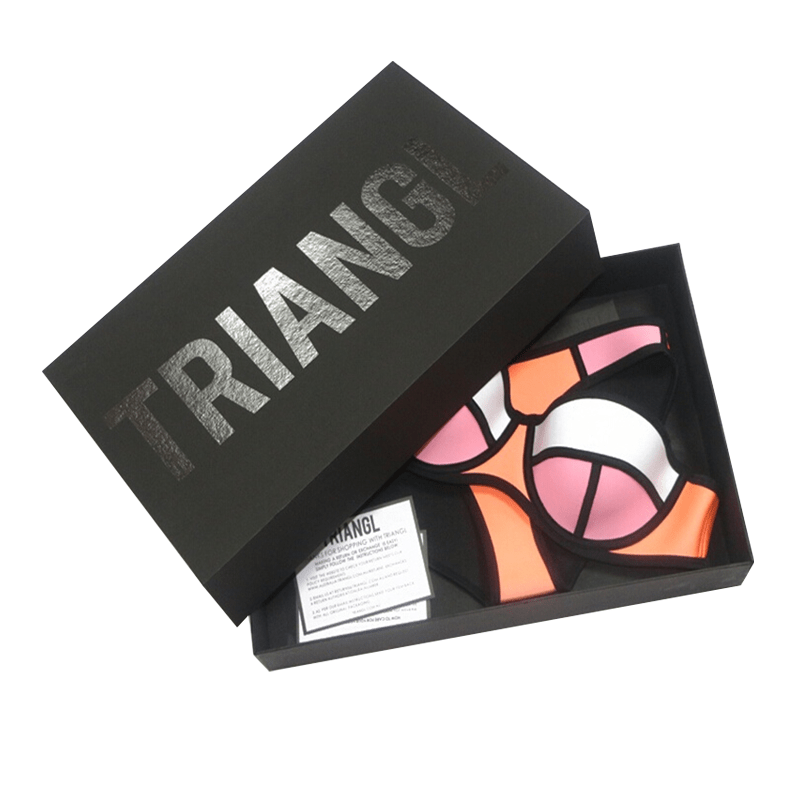 Custom logo hot stamping drawer bra panties box Custom logo hot stamping drawer bra panties box