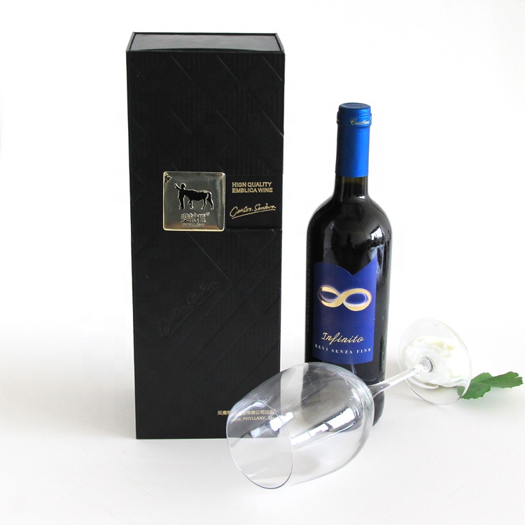 Luxury magnetic closure paper cardboard wine glass box Luxury magnetic closure paper cardboard wine glass box