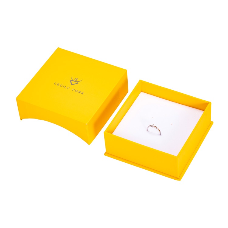 Luxury paper gift packaging custom ring jewelry box Luxury paper gift packaging custom ring jewelry box