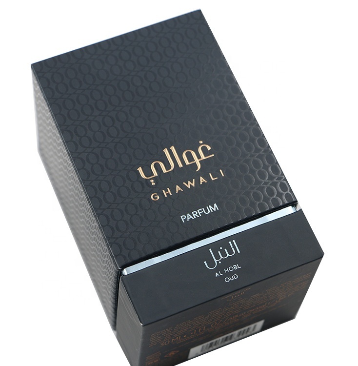 Gift box for perfume with logo stamping and spot UV Gift box for perfume with logo stamping and spot UV