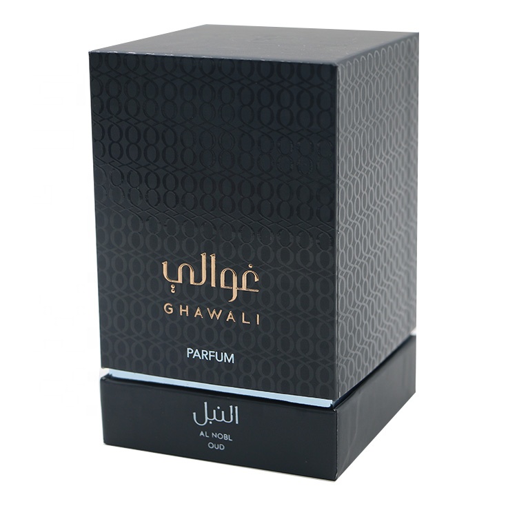 Gift box for perfume with logo stamping and spot UV Gift box for perfume with logo stamping and spot UV