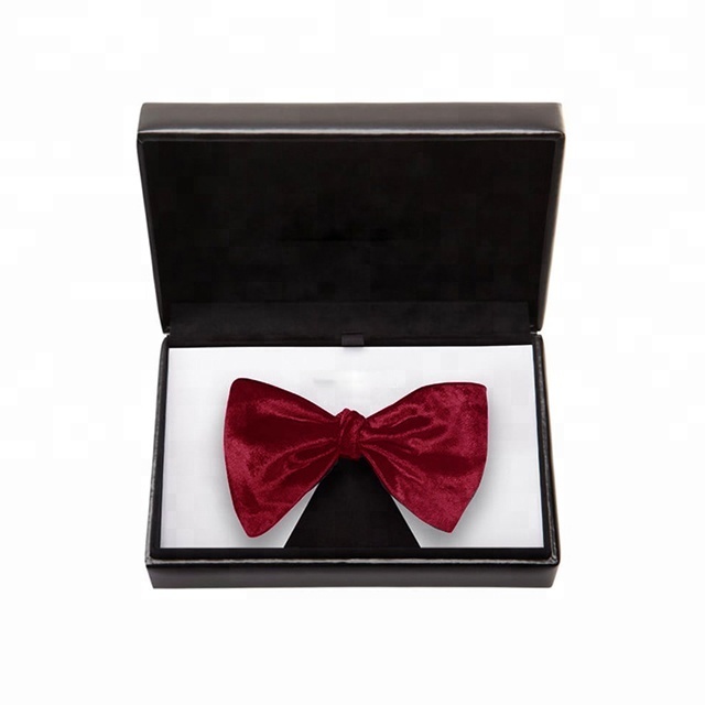 Luxury rigid cardboard packaging bow tie gift box Luxury rigid cardboard packaging bow tie gift box
