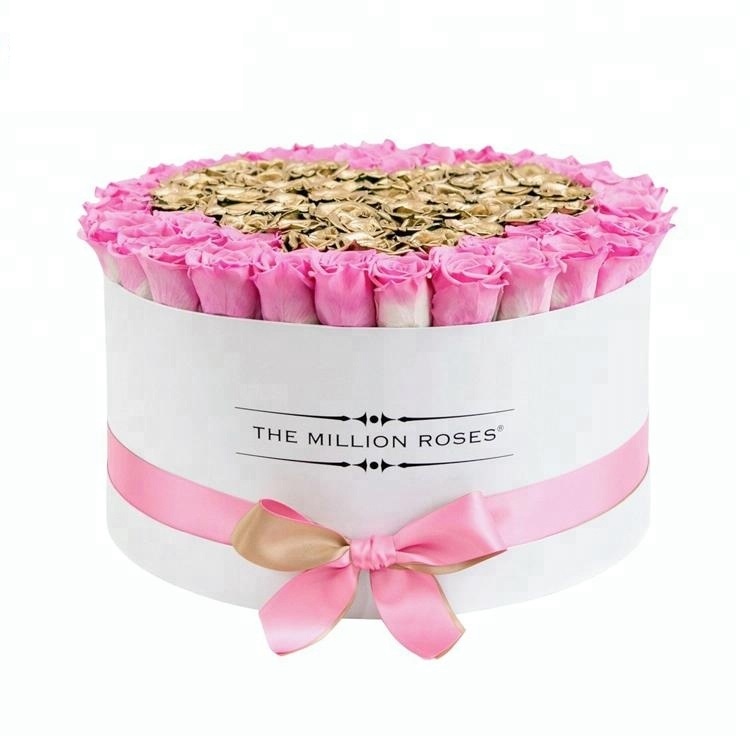 Luxury rose box cardboard gift round flower box Luxury rose box cardboard gift round flower box