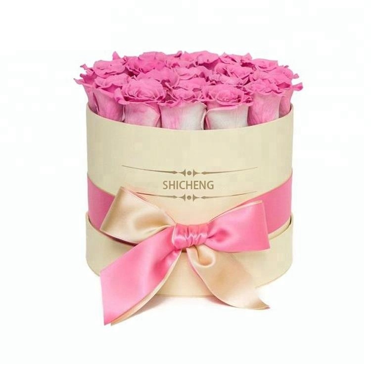 Luxury rose box cardboard gift round flower box Luxury rose box cardboard gift round flower box
