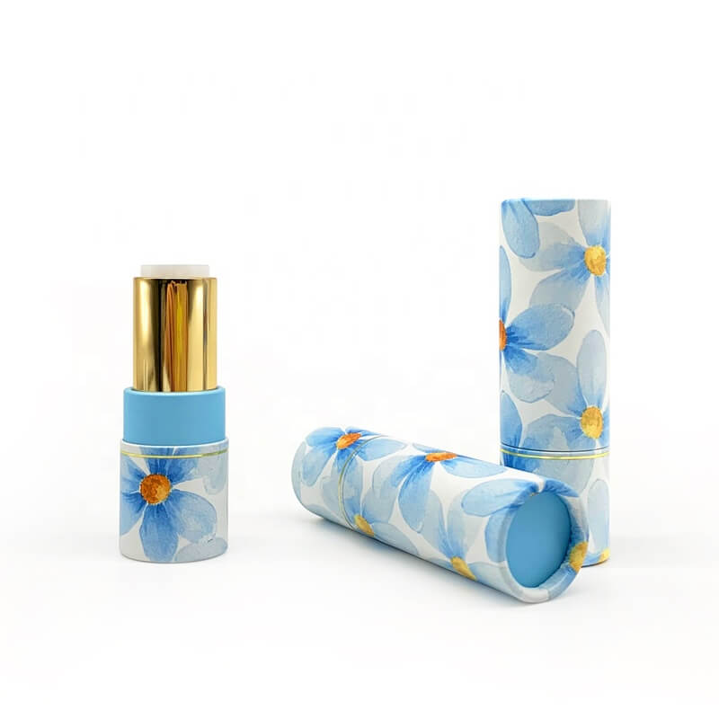 Luxury tube lipstick packaging box cylindrical lipstick gift