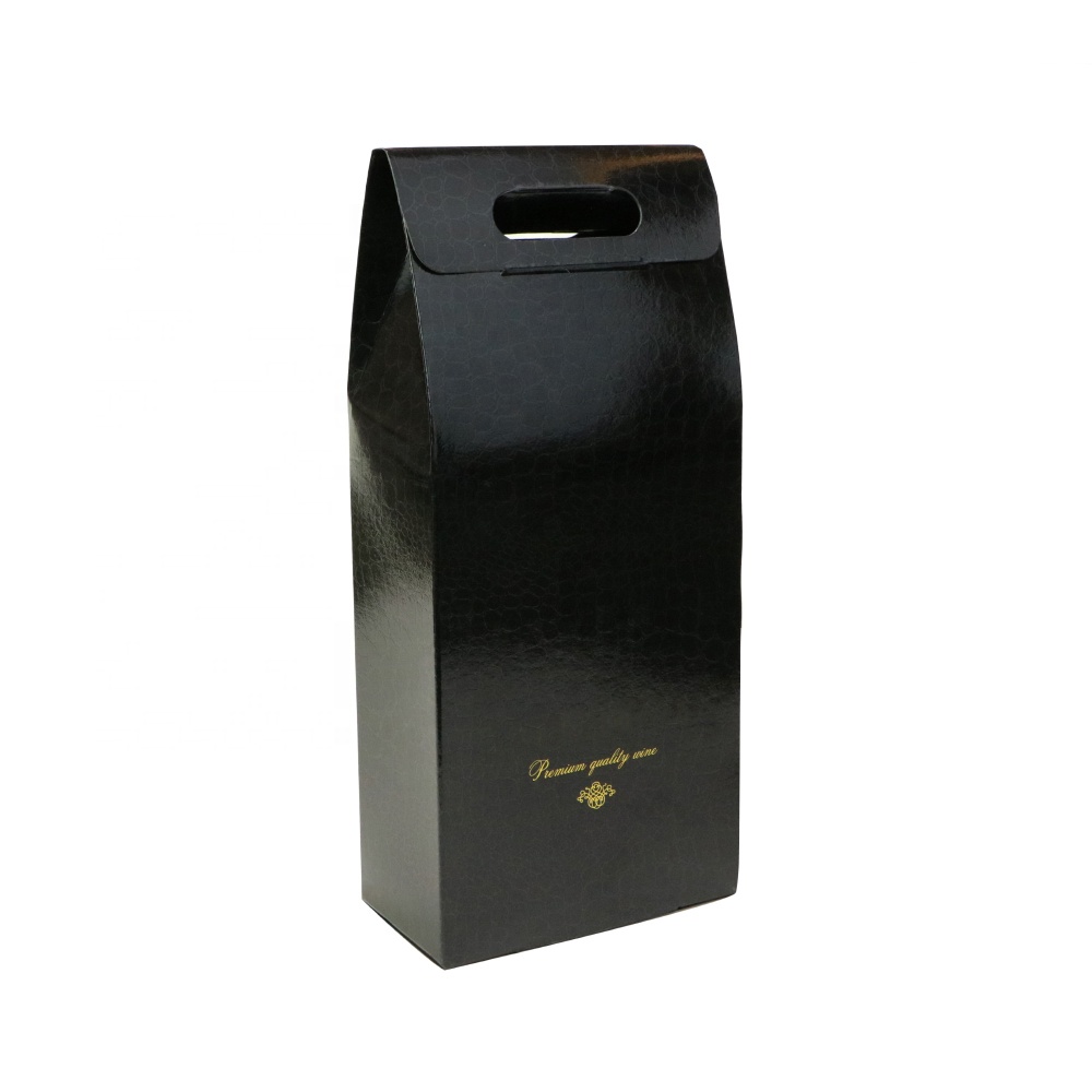 Luxury wine bottle gift box with 2 bottle inside