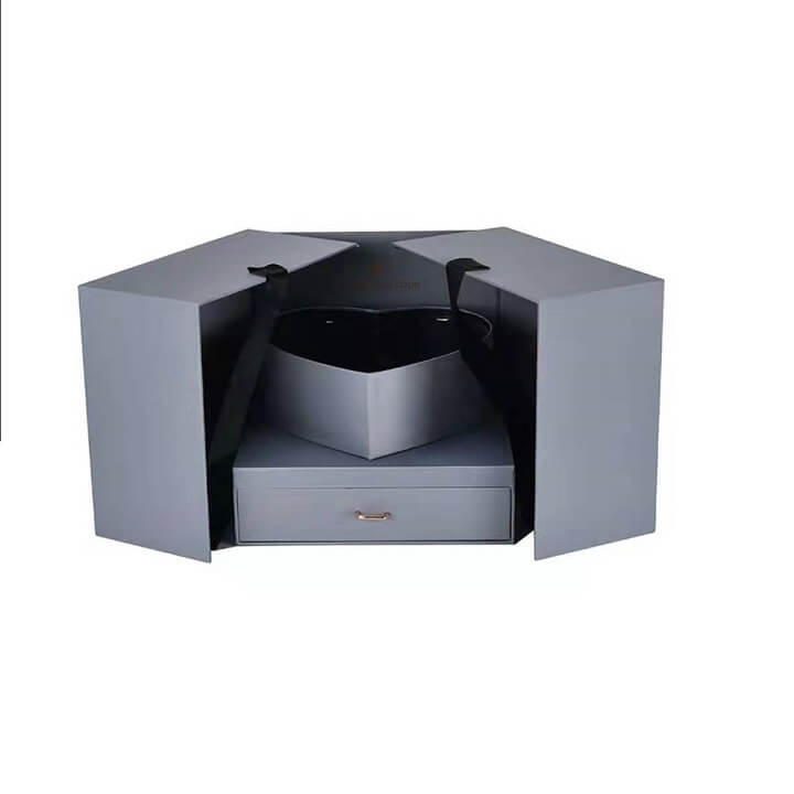 Magic cube gift box creative heart shape flower box Magic cube gift box creative heart shape flower box