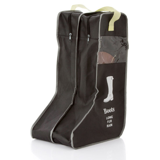Travel boots bag with zipper closure for high heels Travel boots bag with zipper closure for high heels